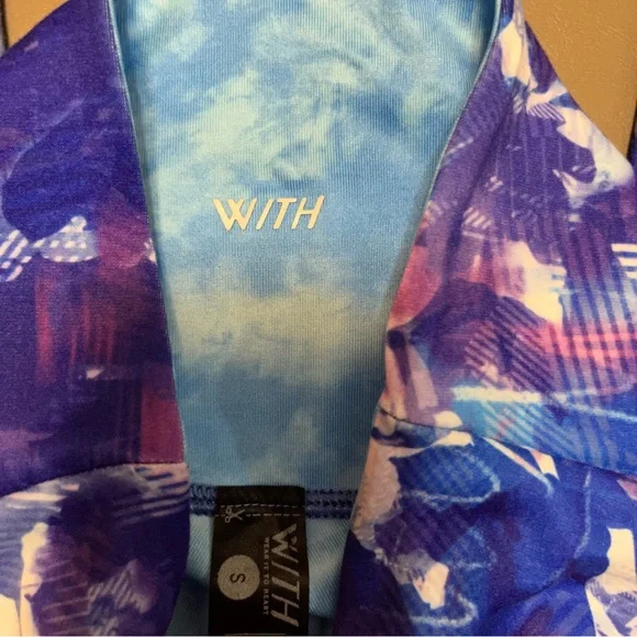 Peloton With Blue Moves High Waist Leggings Size Small NWT - Picture 9 of 11